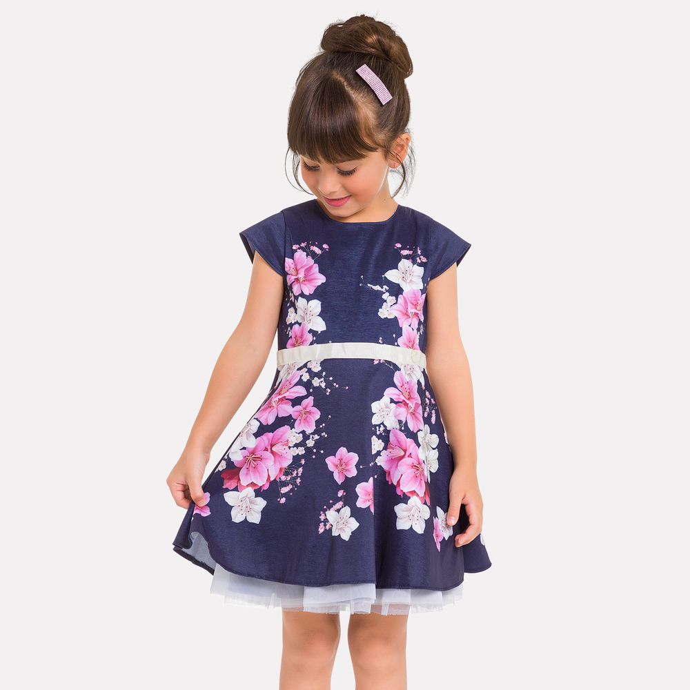 Vestido Infantil Milon Tafet\u00e1 - lojamilon