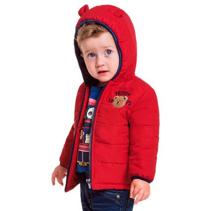 jaqueta infantil masculina microfibra