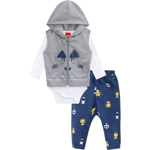 conjunto bebe inverno masculino