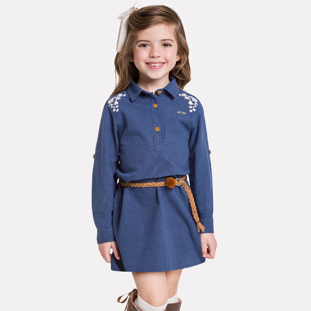 Vestido Infantil Milon Jeans - lojamilon