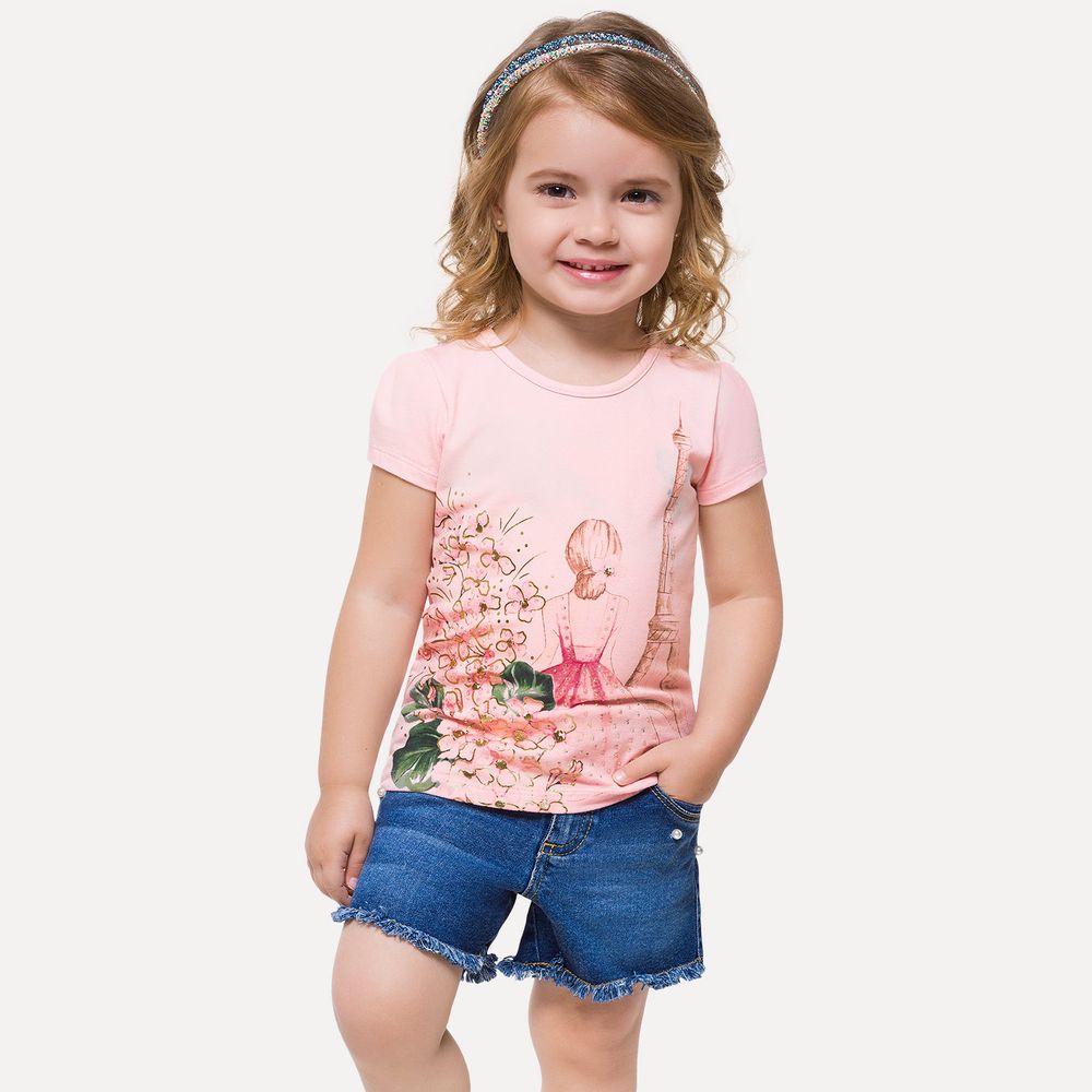 Blusa Infantil Feminina Milon Cotton - lojamilon