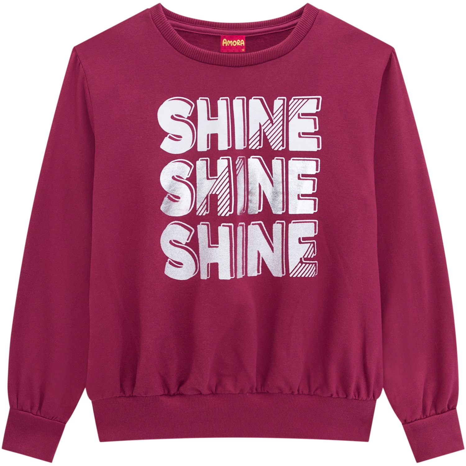 Casaco Teen Feminino Amora Moletom Menor preço em Casaco Teen Feminino Amora Moletom