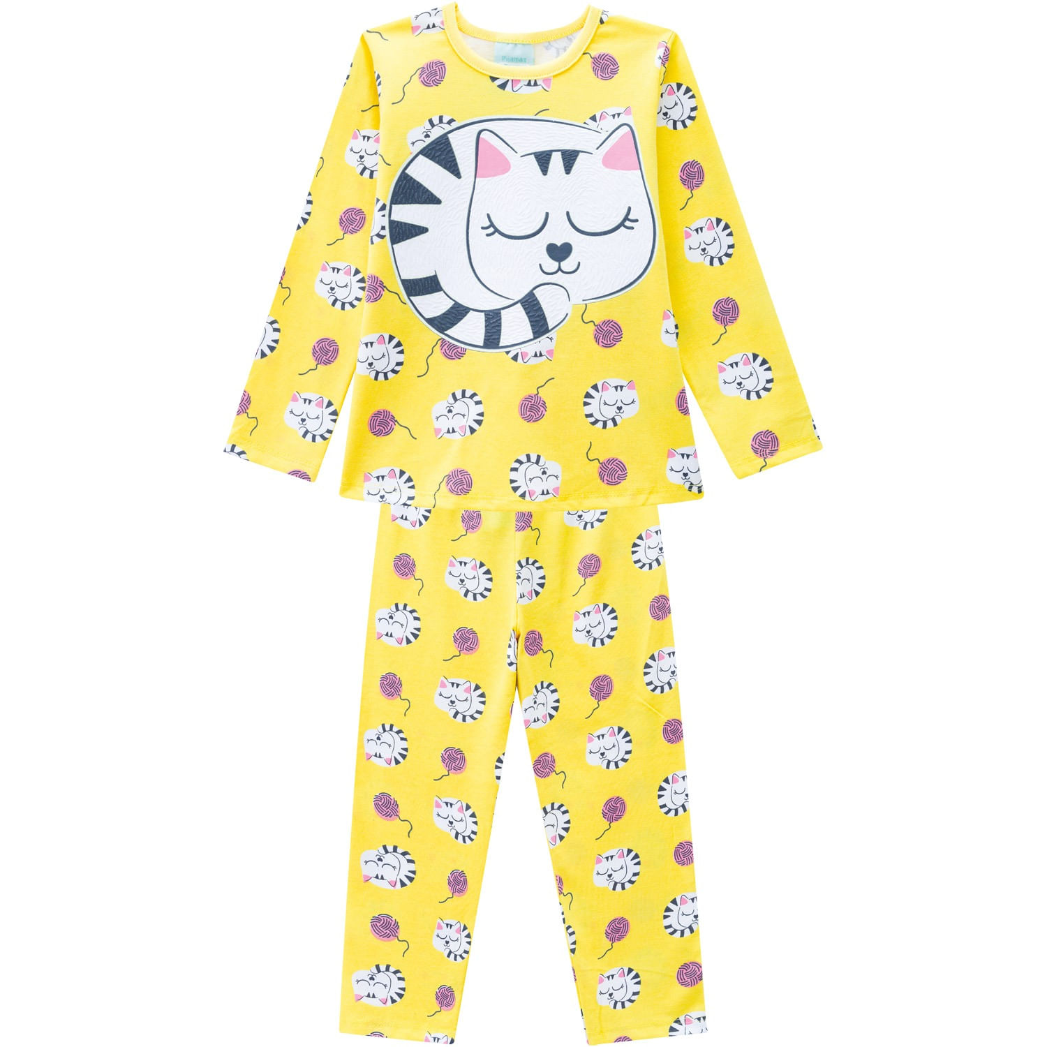 Pijama Infantil Feminino Blusa + Calça Kyly