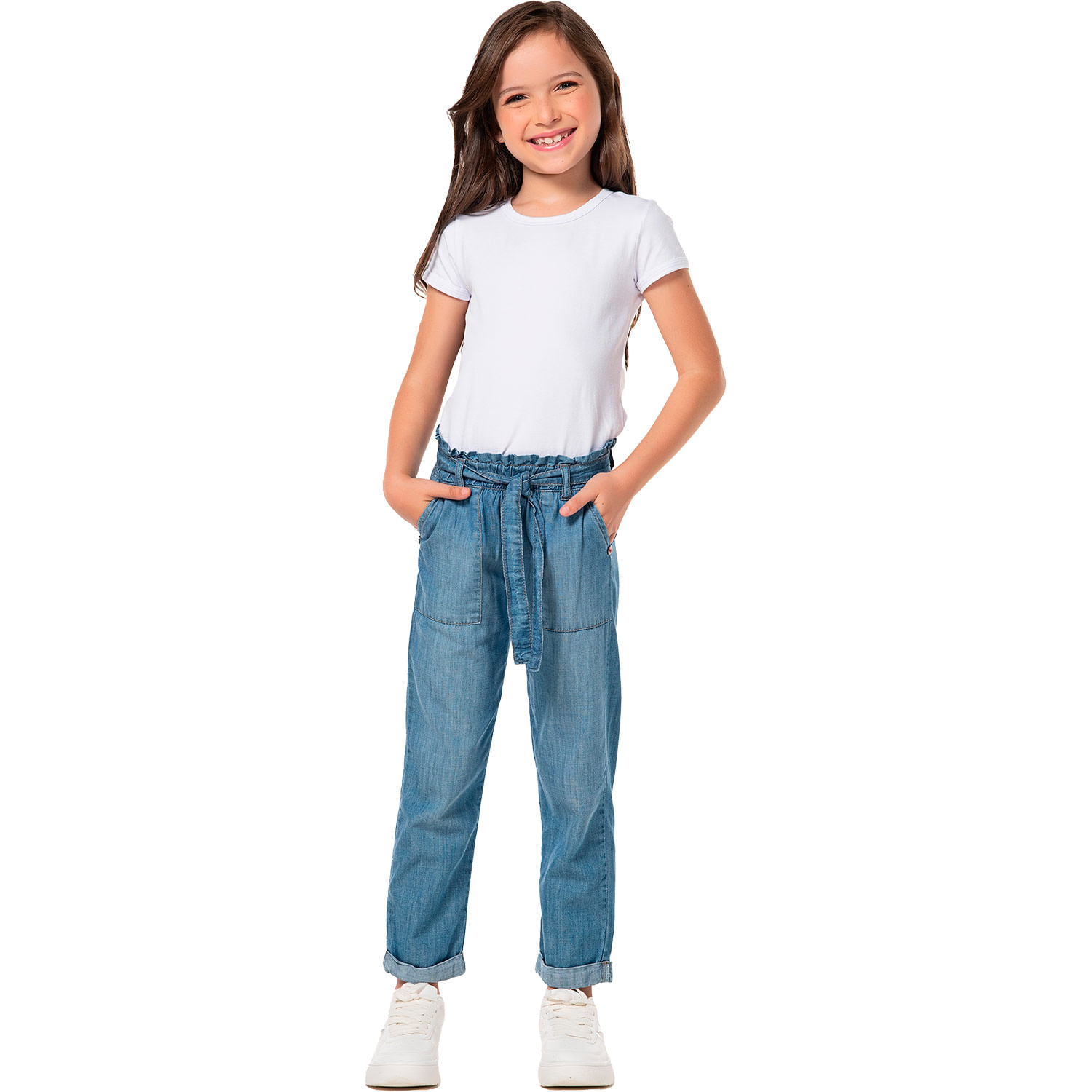 Calça Jeans Infantil Feminina Mania Kids