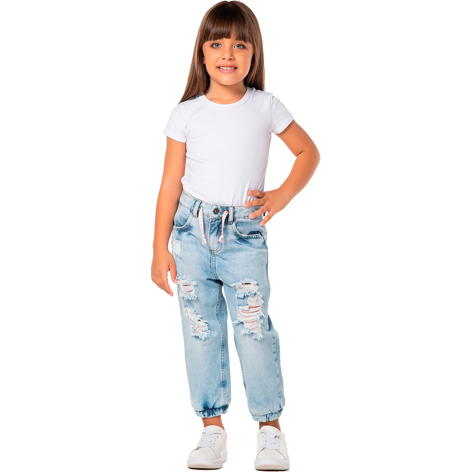 Calça Jeans Infantil Feminina Mania Kids