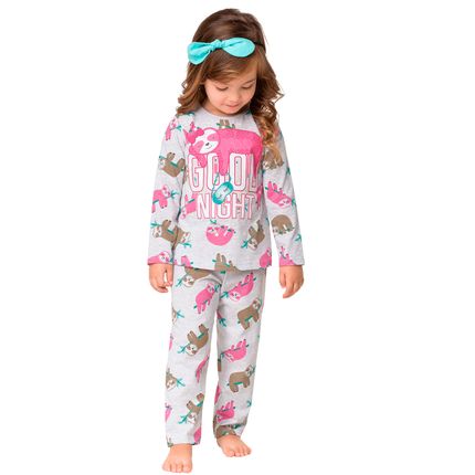 Pijama Infantil Feminino Blusa + Calça Kyly - lojakyly