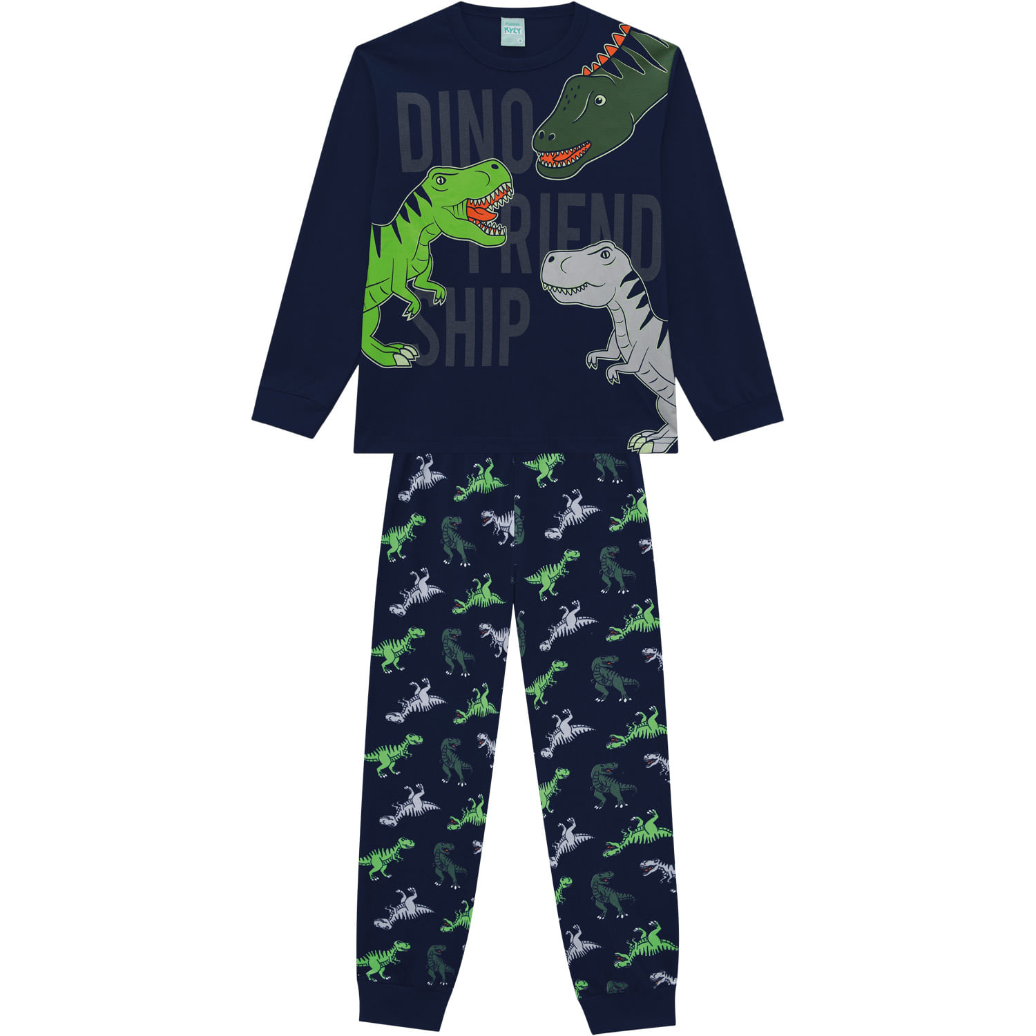 Pijama Infantil Masculino Camiseta + Calça Kyly