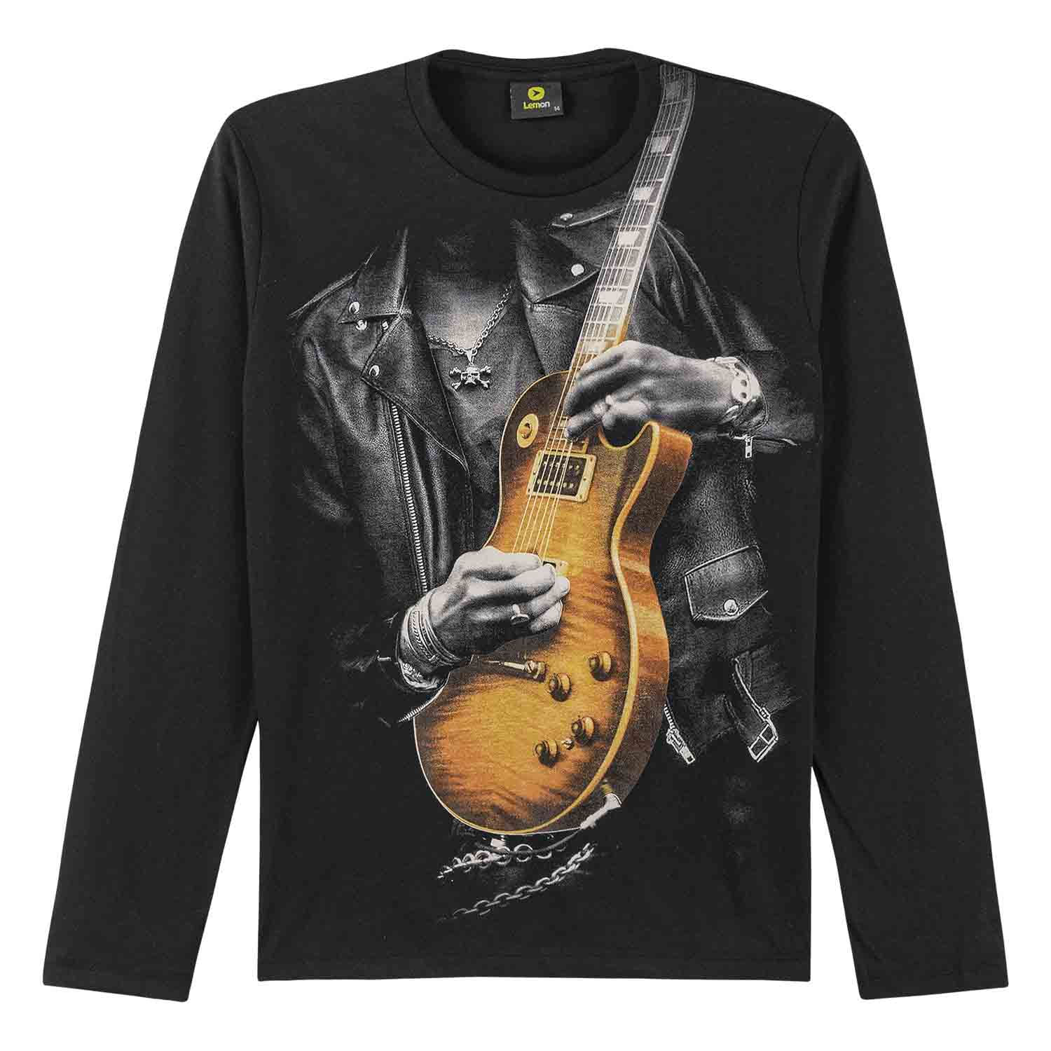 Camiseta Teen Masculina Lemon Meia Malha Menor preço em Camiseta Teen Masculina Lemon Meia Malha