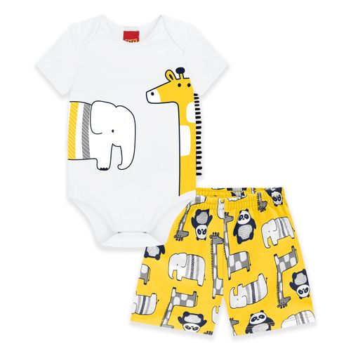 Roupa de Bebê Menino Conjunto de Verão - Complete o Enxoval - DinoLi Bebe