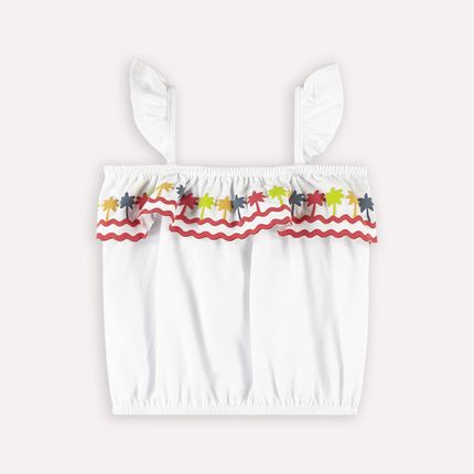 Conjunto Infantil Menina Estampa em Puff Nanai - lojauniversok