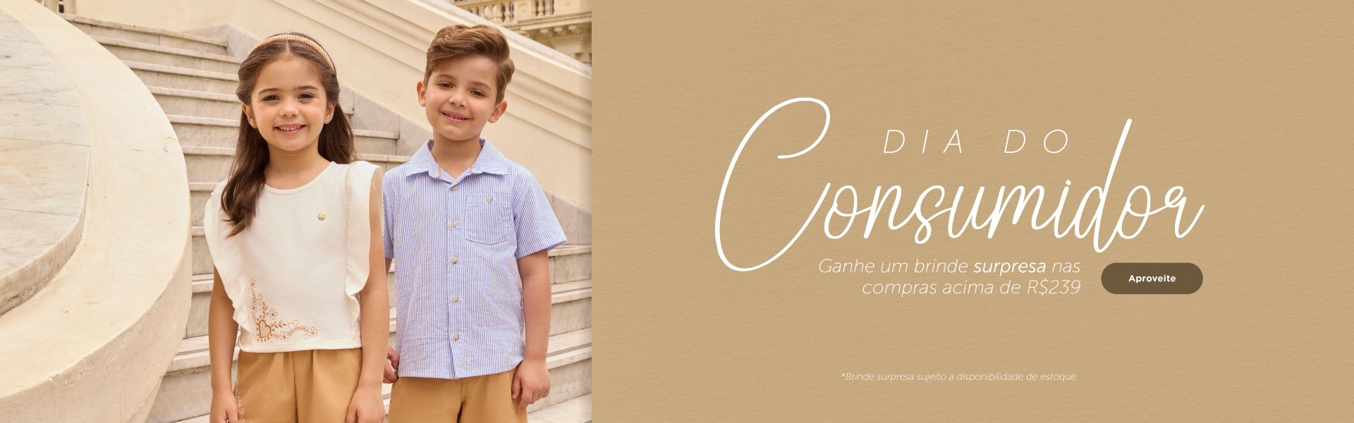 BANNER N1.c- DESKTOP - Semana do Consumidor: Brinde surpresa nas compras acima de R$239
