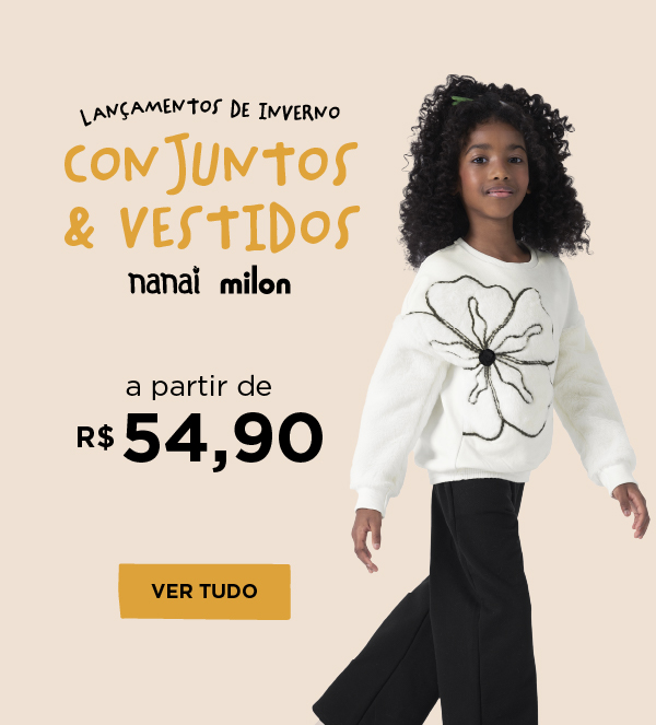 BANNER N1.a- Lançamento de Inverno: Conjuntos e Vestidos a partir de R$54,90