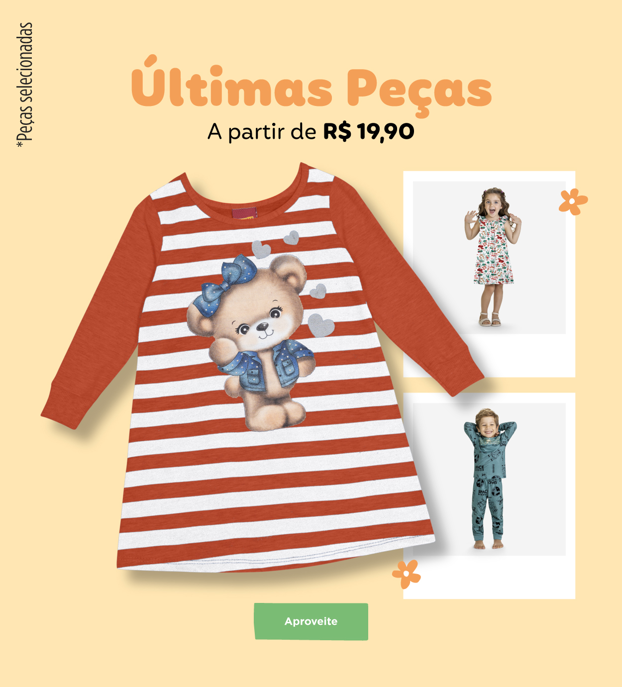 BANNER N1.a -  Últimas Peças: A partir de R$19,90
