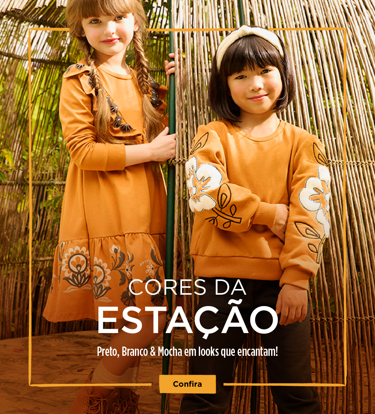 BANNER N1.a - Mobile - Cores da estação: Preto, Branco & Mocha