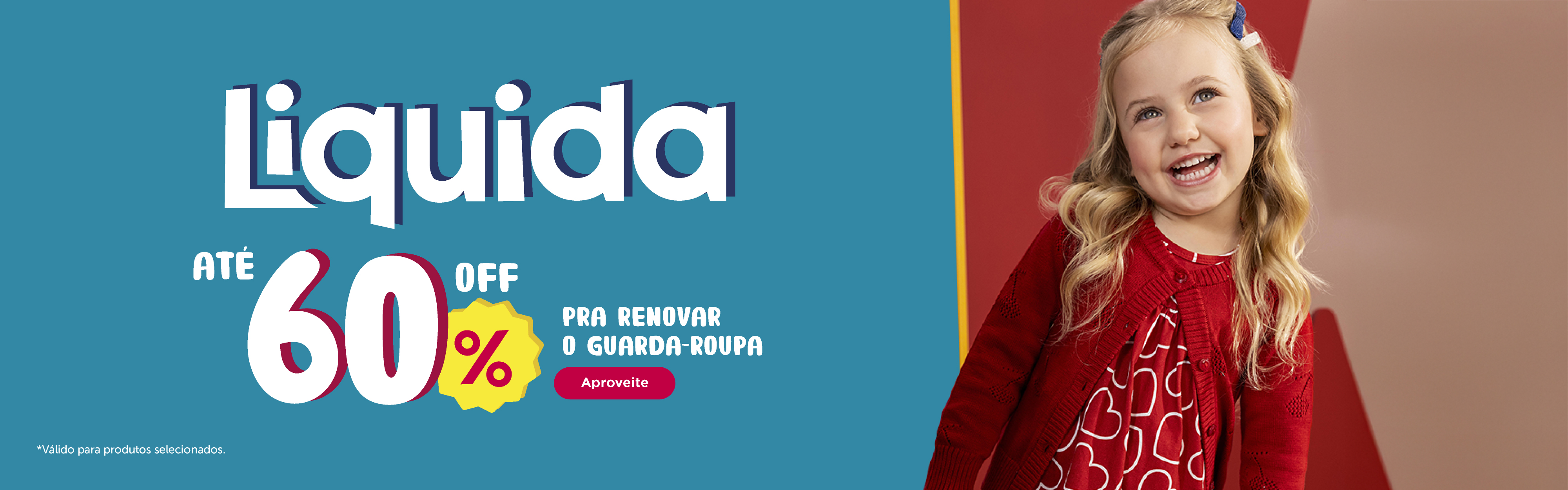 BANNER N1.a - DESKTOP - Liquida até 60% off pra renovar o guarda-roupa