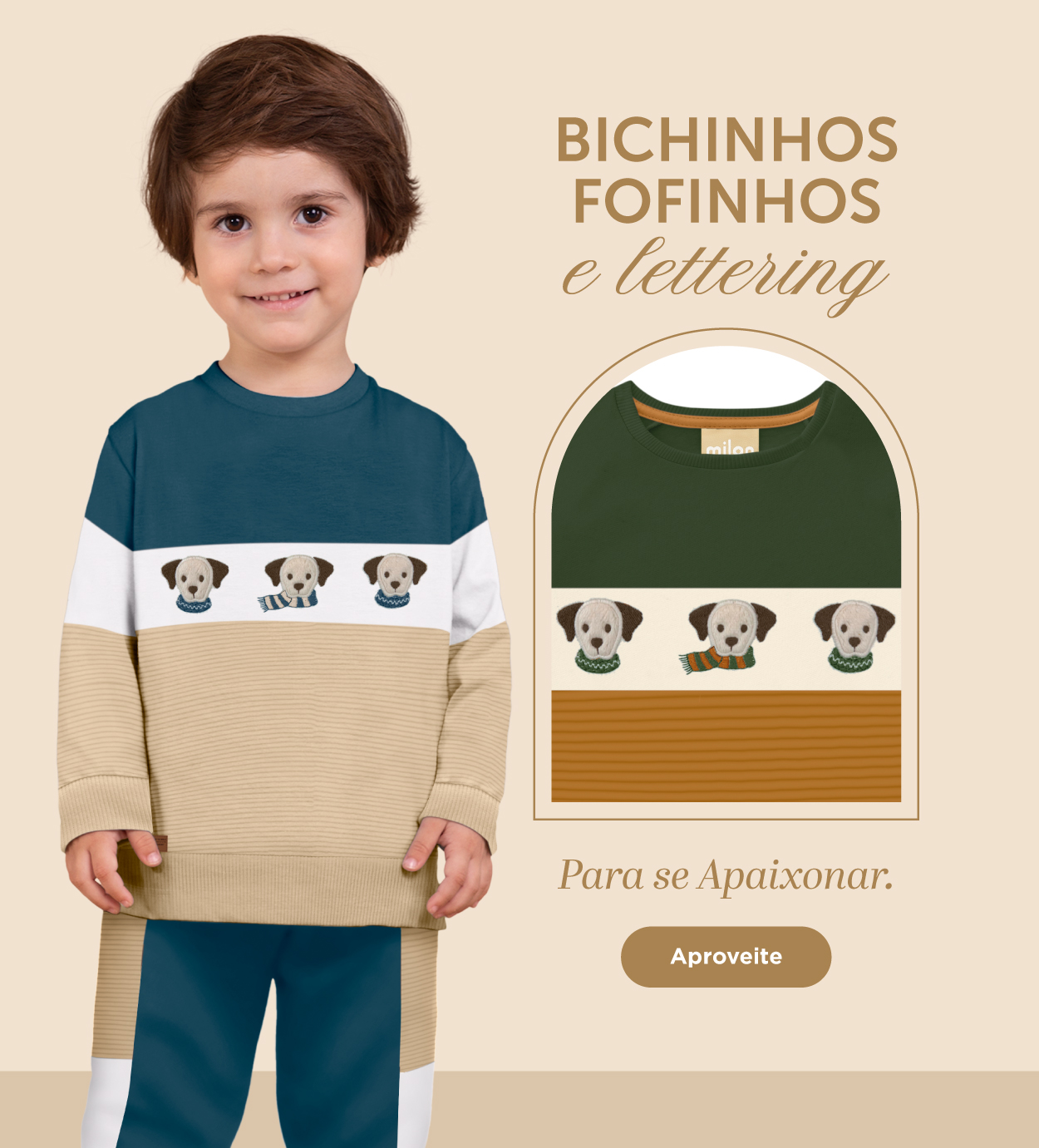 BANNER N1.a - MOBILE - Bichinhos fofinhos e lettering
