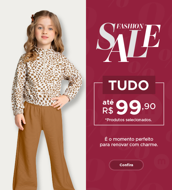 BANNER N1.a- MOBILE - Fashion Sale: Tudo até R$99,90