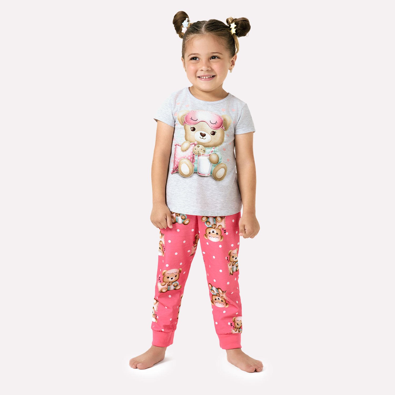 Pijama Infantil Menina Brilha no Escuro Kyly