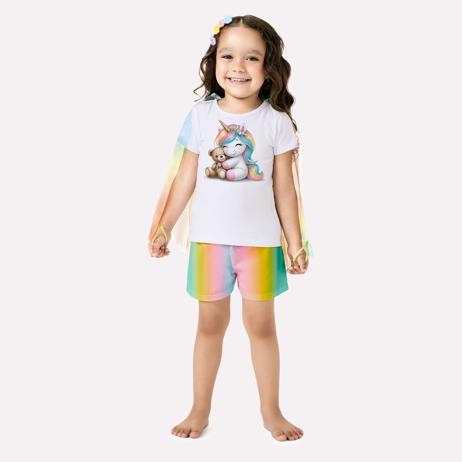 Pijama Infantil Menina Unicórnio Kyly