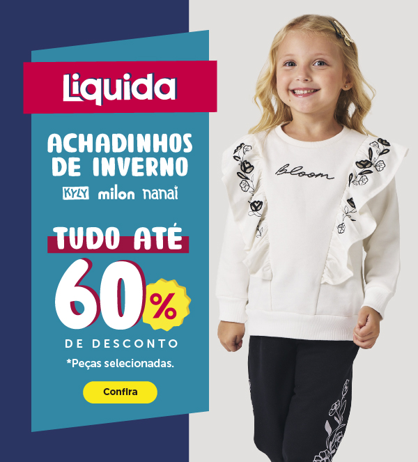 BANNER N1.a - MOBILE - Liquida Achadinhos de Inverno: Tudo até 60%off