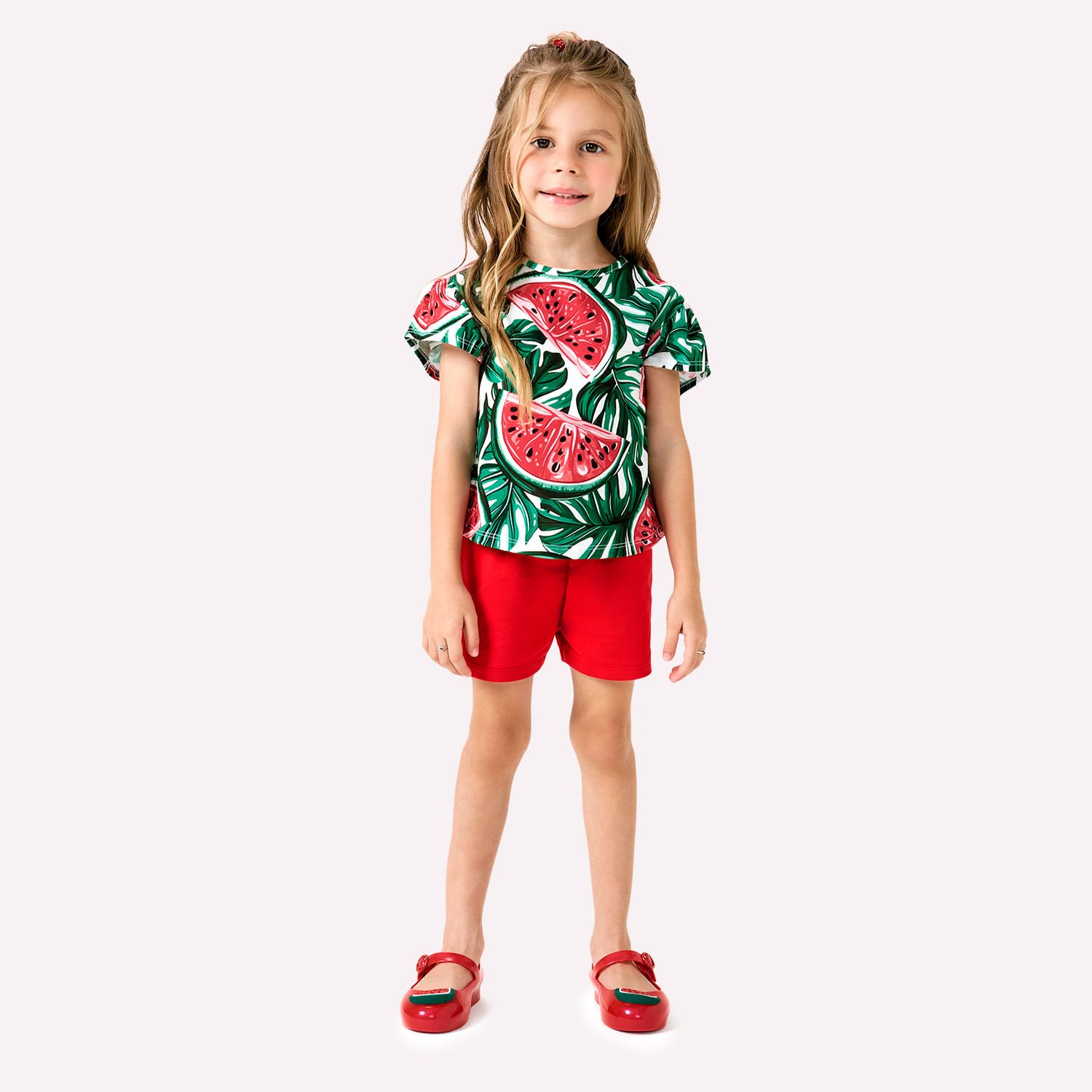 Conjunto Infantil Menina Melancia Kyly