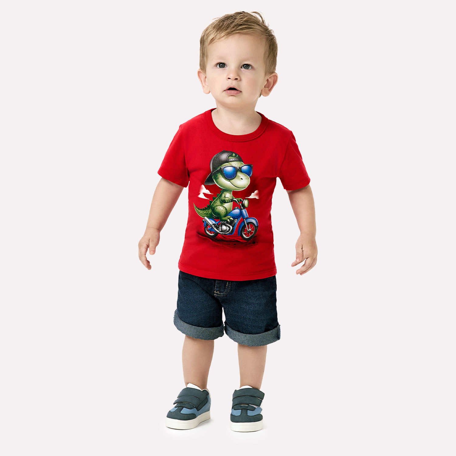 Camiseta Infantil Menino Dinossauro Kyly
