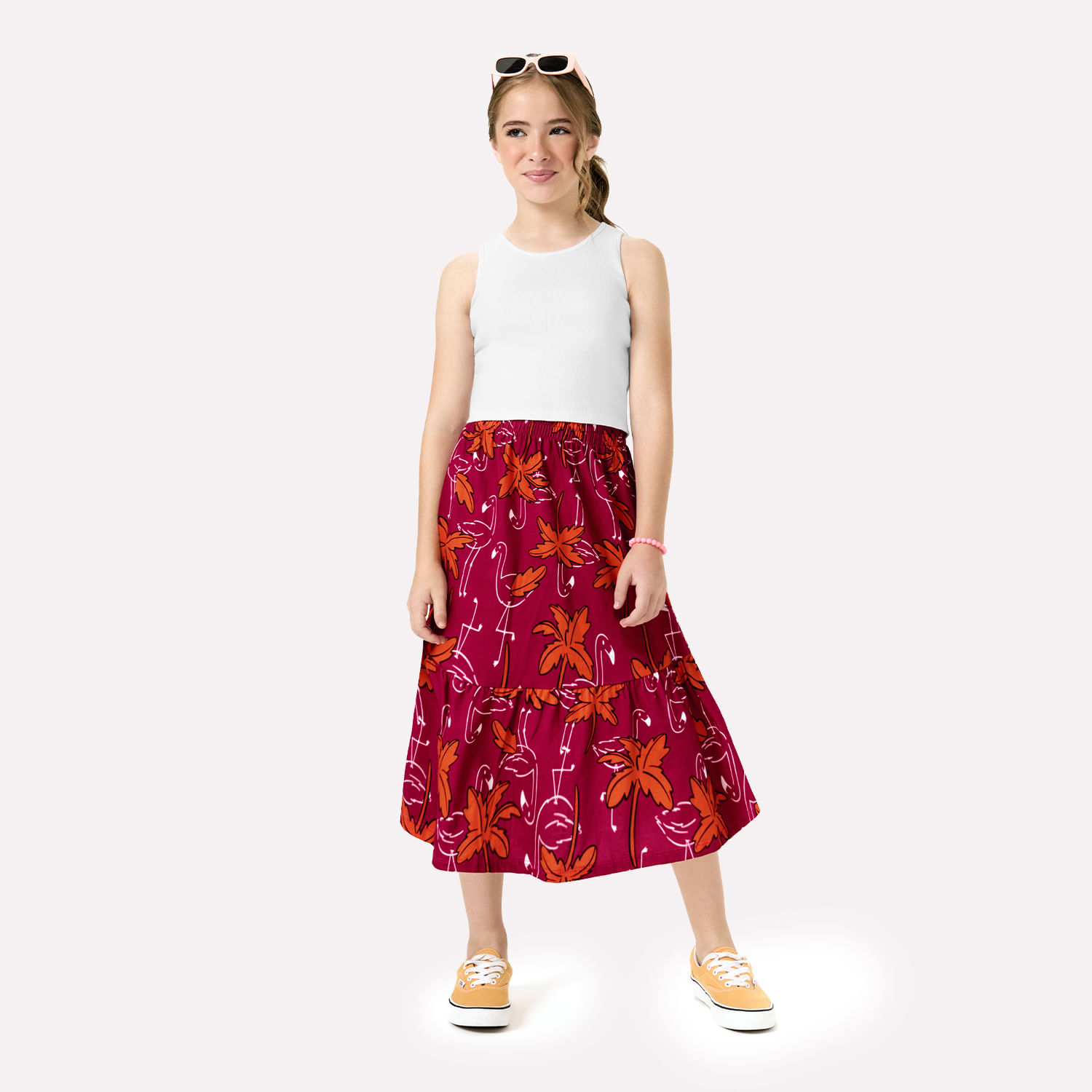 Conjunto Infantil Menina Flamingos Kyly
