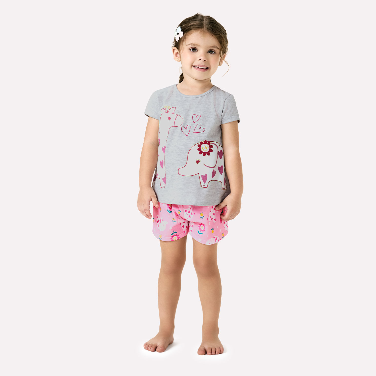 Pijama Infantil Menina Brilha no Escuro Kyly