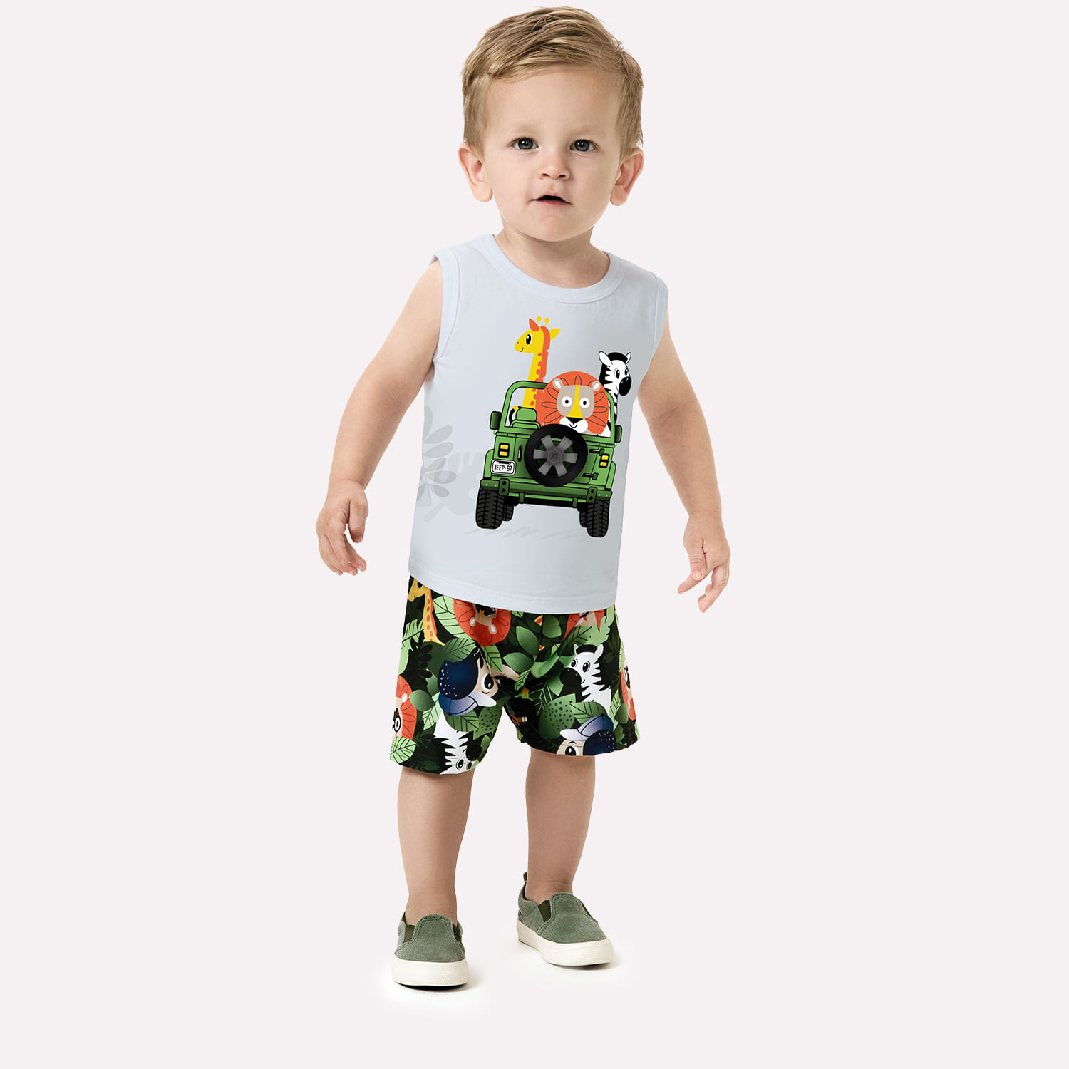 Conjunto Infantil Menino Bichinhos Kyly