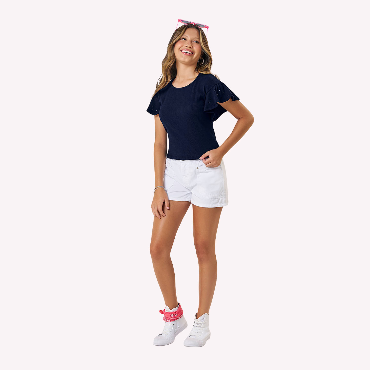 Blusa Infantil Menina em Ribana Kyly