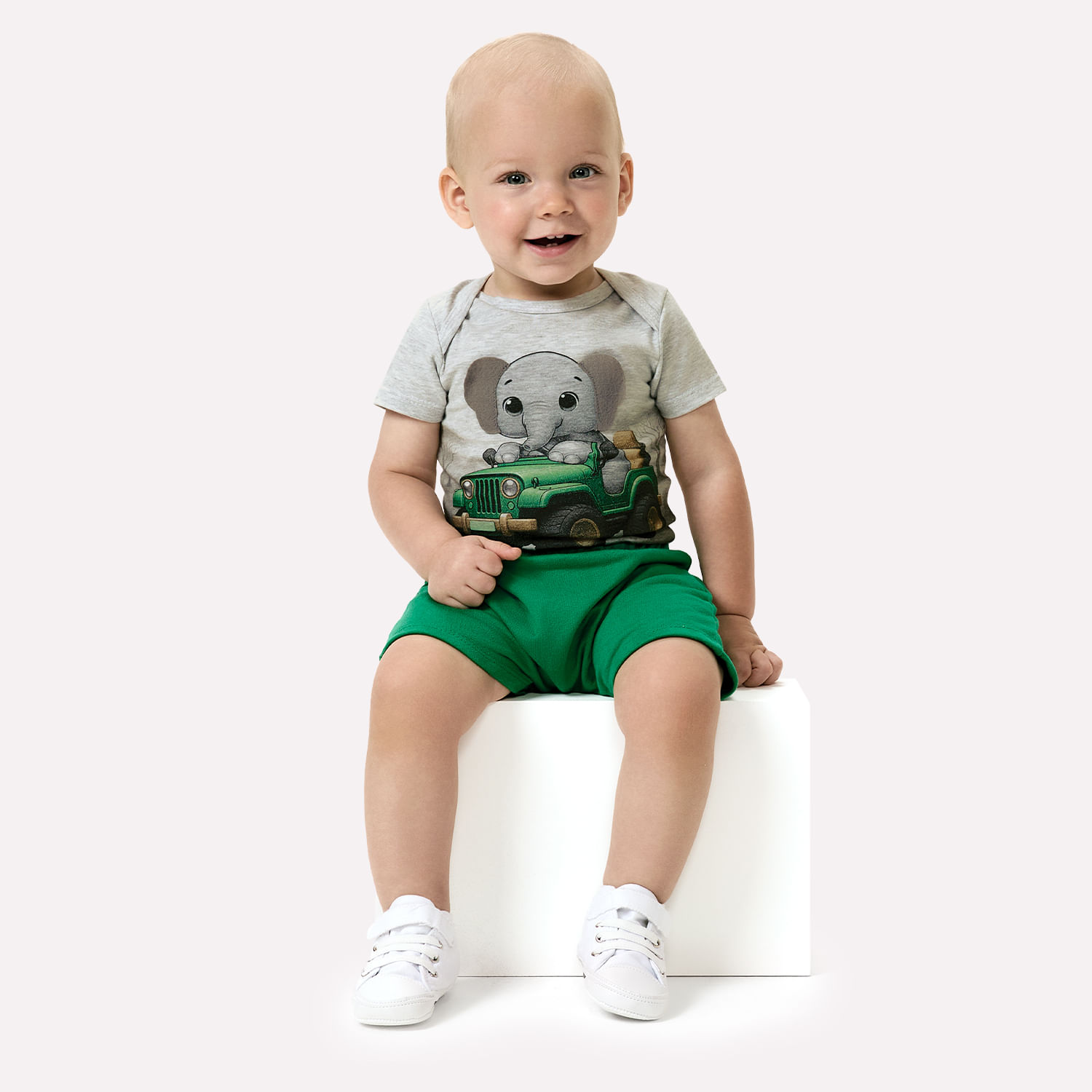 Conjunto Bebê Menino Bordado Kyly