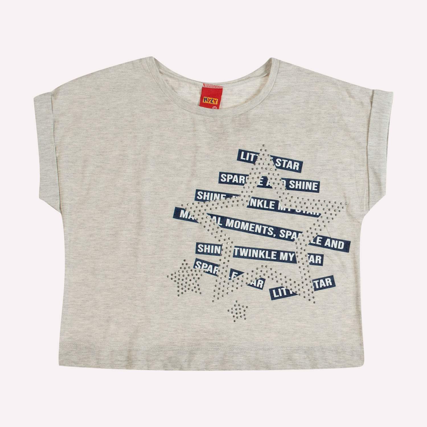 Blusa Infantil Menina Estrela Kyly