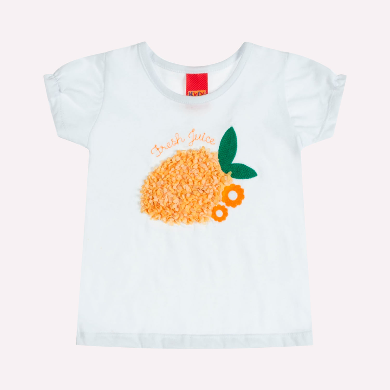 Blusa Infantil Menina Bordado Kyly