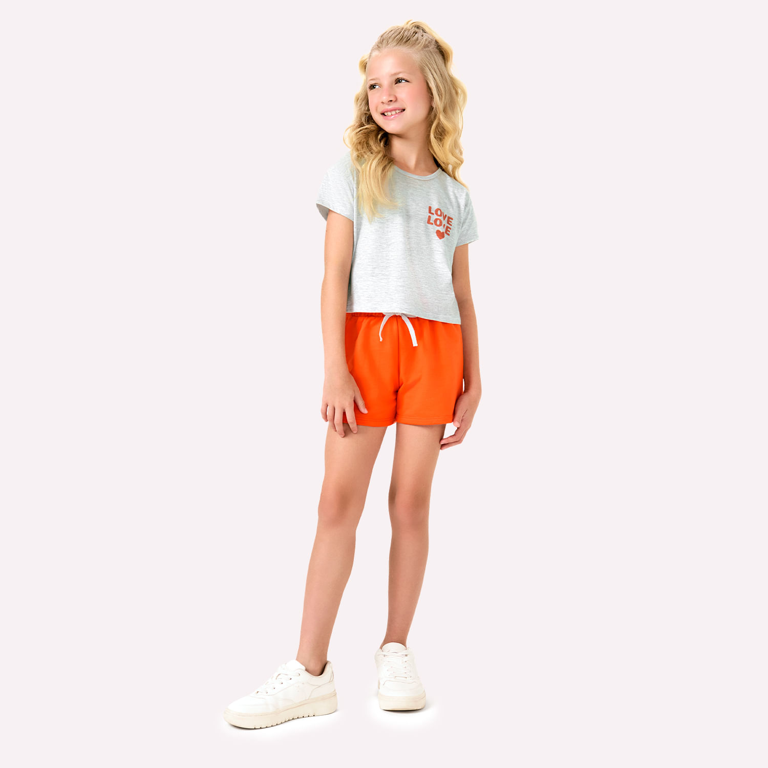 Conjunto Infantil Menina Lettering Kyly