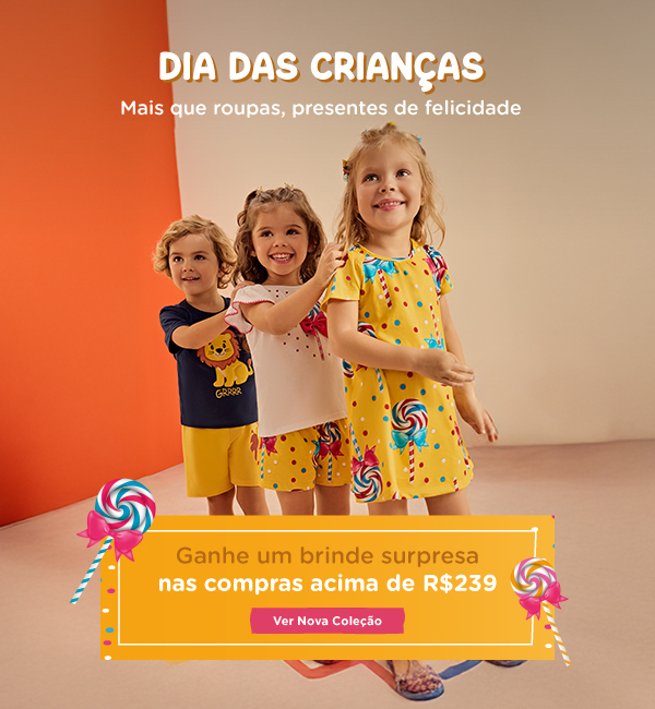 BANNER N1.a- Mobile - Dia das Crianças acima de R$239 ganhe um brinde surpresa