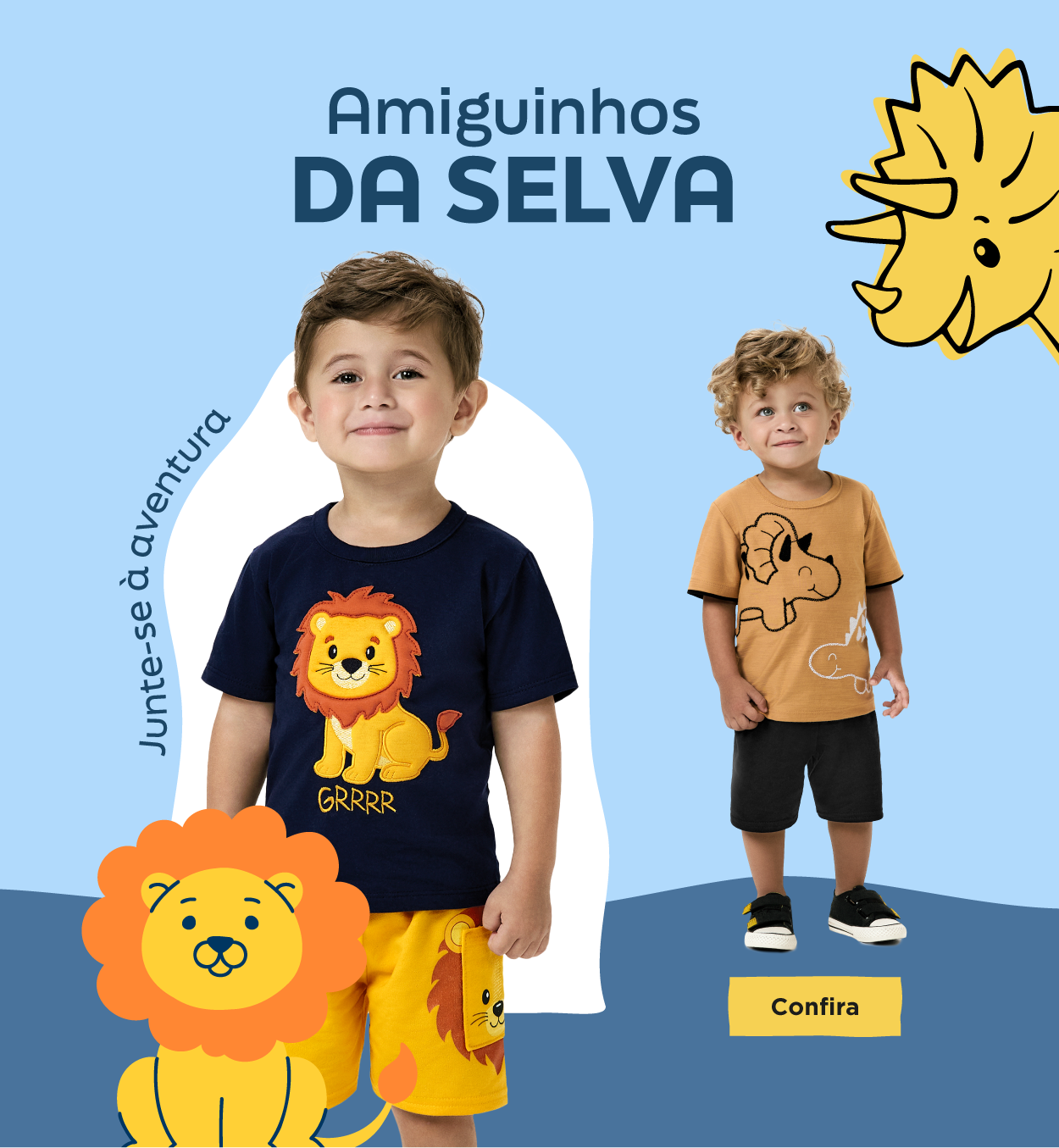 BANNER N1.d- Amiguinhos da selva: Junte-se à Aventura