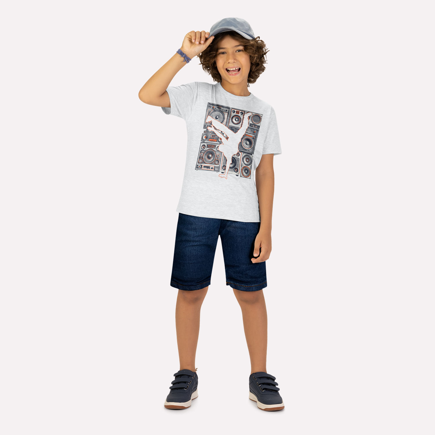 Camiseta Infantil Menino em Algodão Kyly