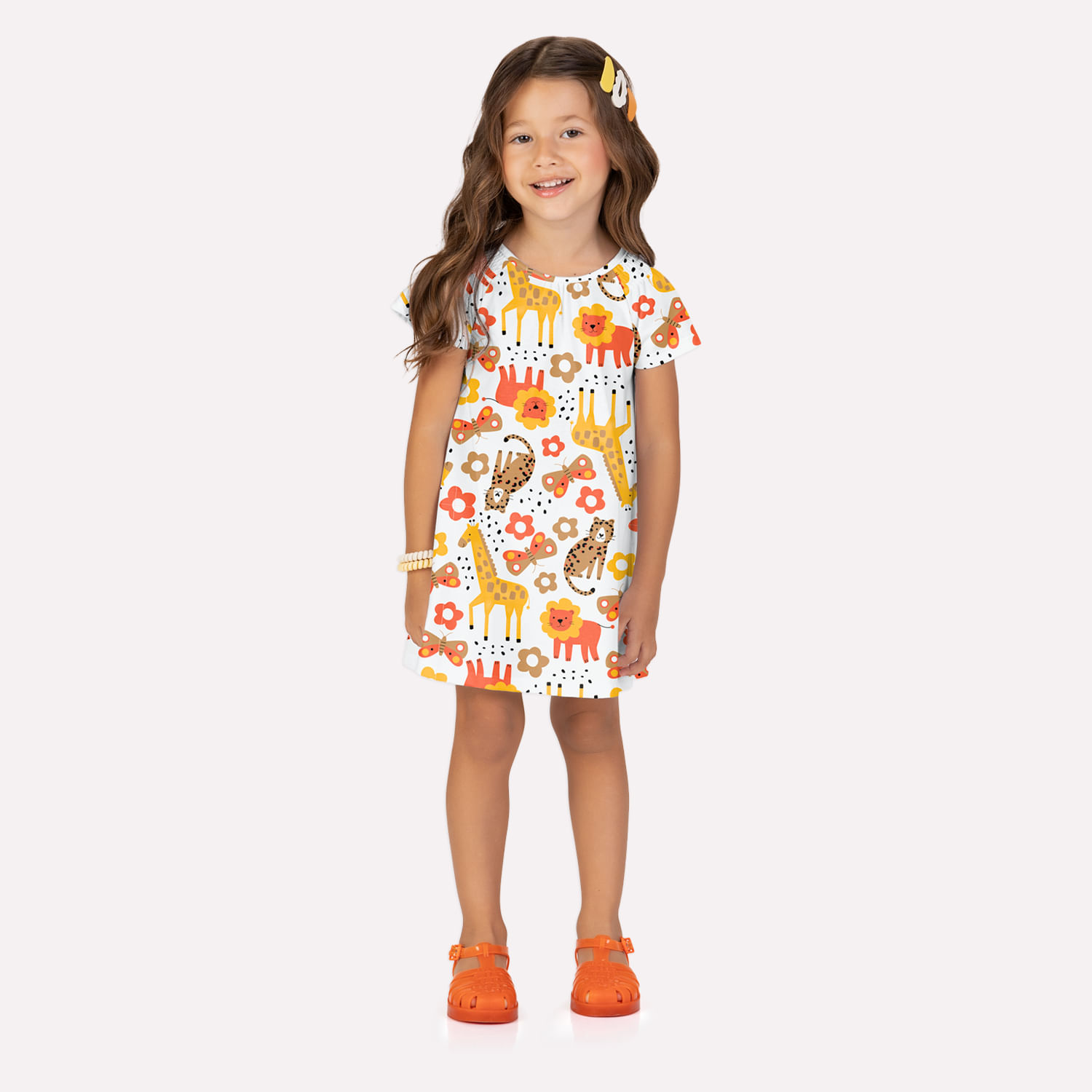 Vestido Infantil Menina em Algodão Kyly