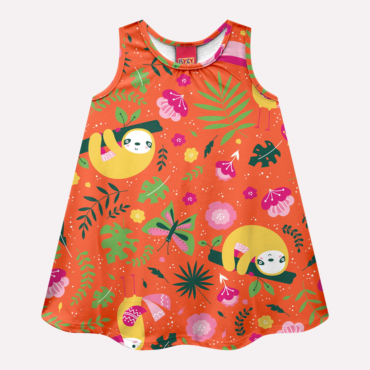 Vestido Infantil Menina Estampa Kyly