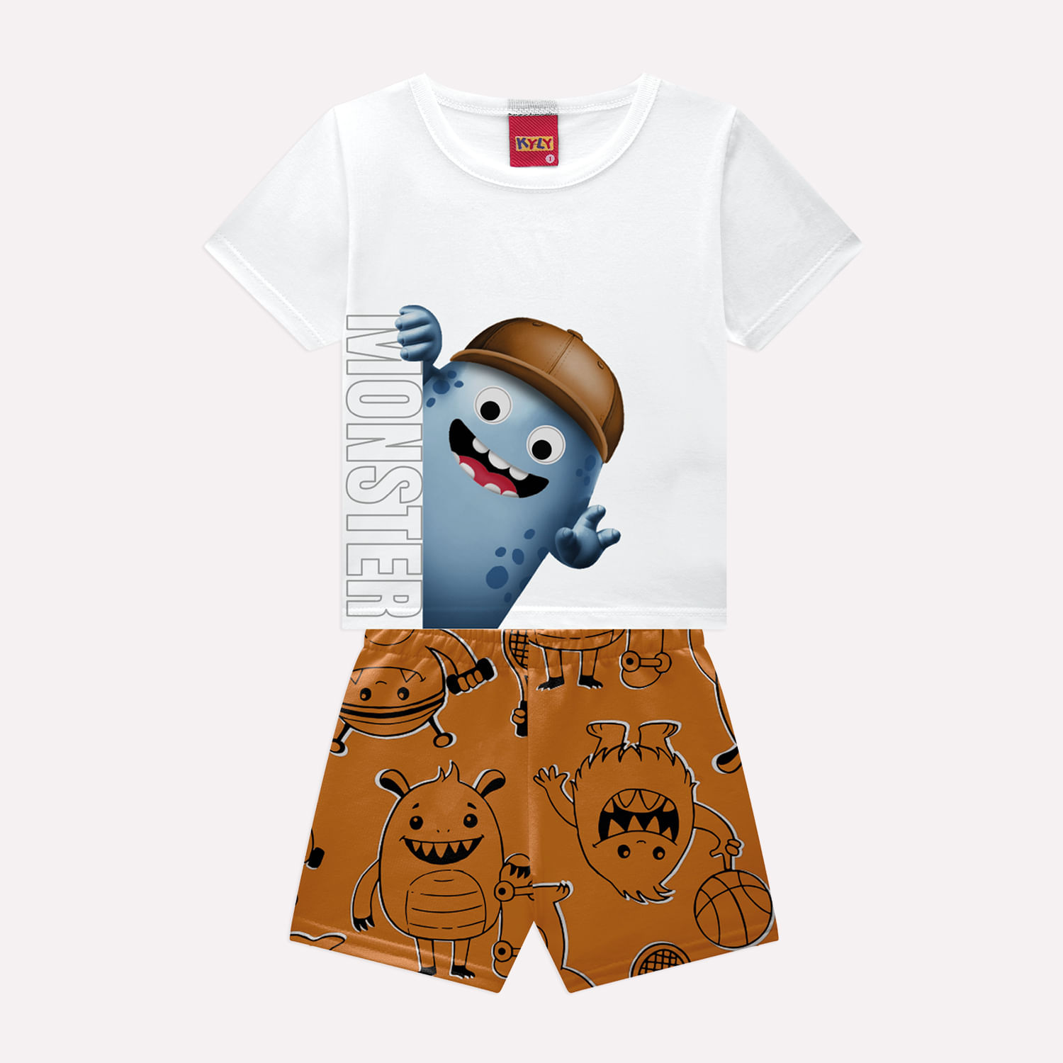 Conjunto Infantil Menino Monstrinhos Kyly