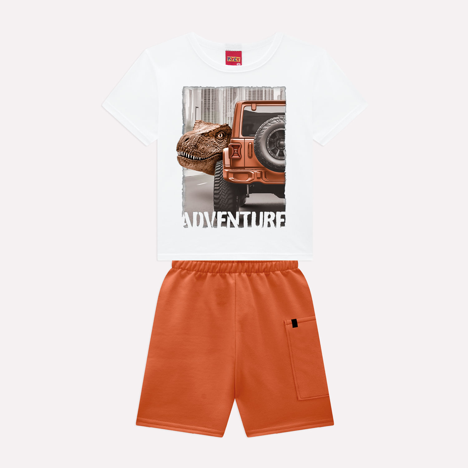 Conjunto Infantil Menino Dinossauro Kyly
