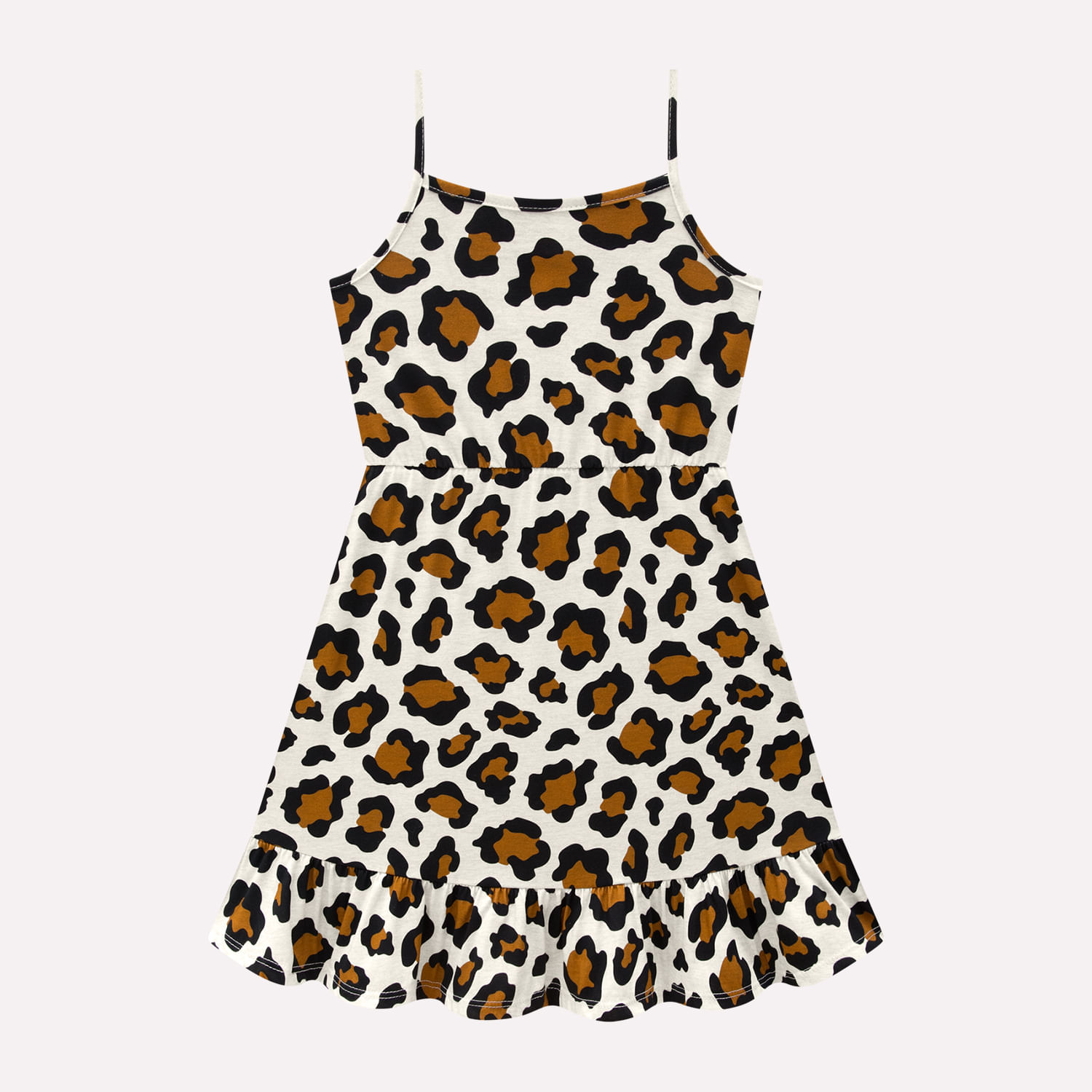 Vestido Infantil Menina Animal print Kyly