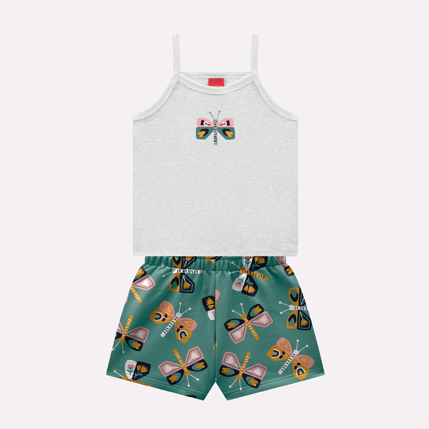 Conjunto Infantil Menina Borboletas Kyly