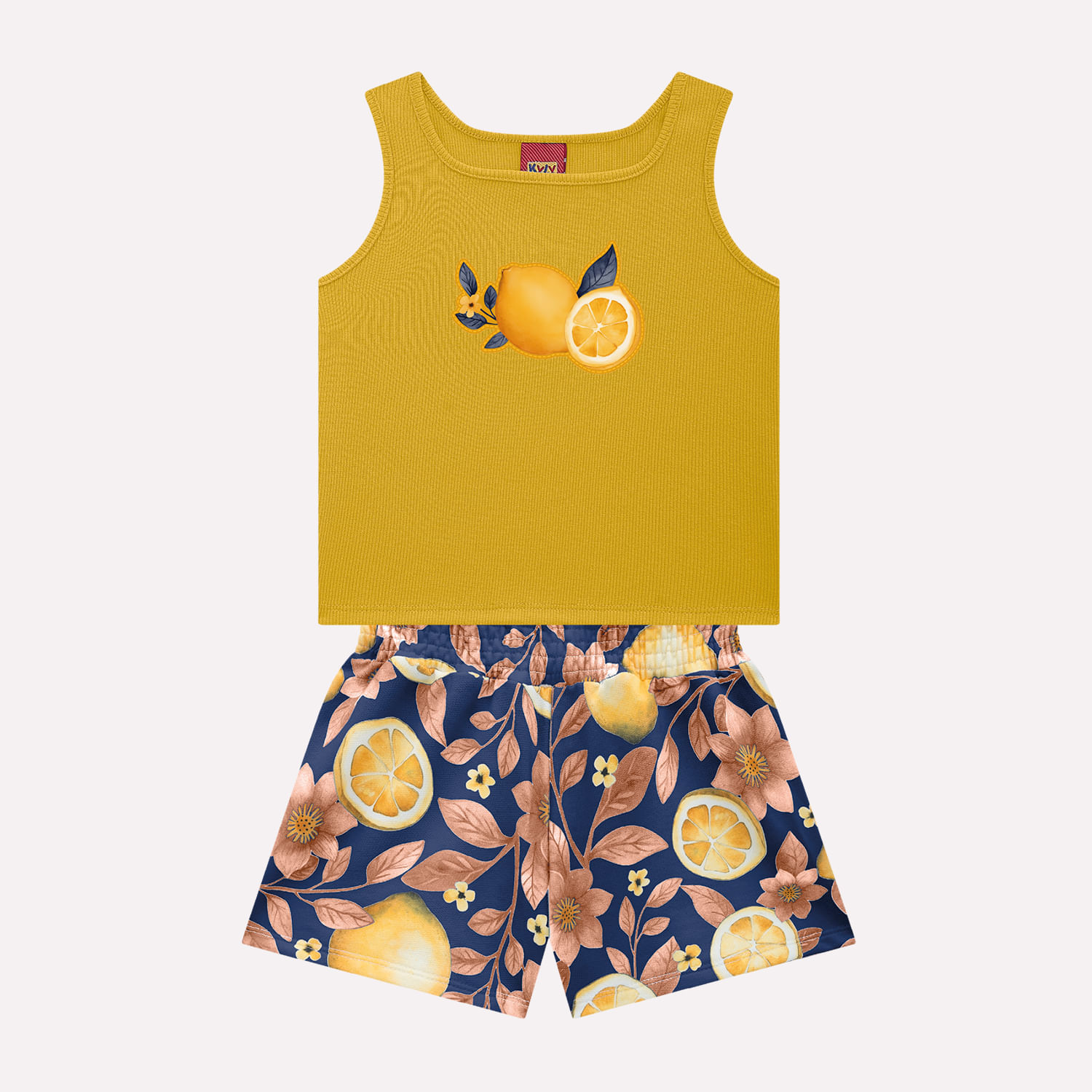 Conjunto Infantil Menina Bordado Kyly