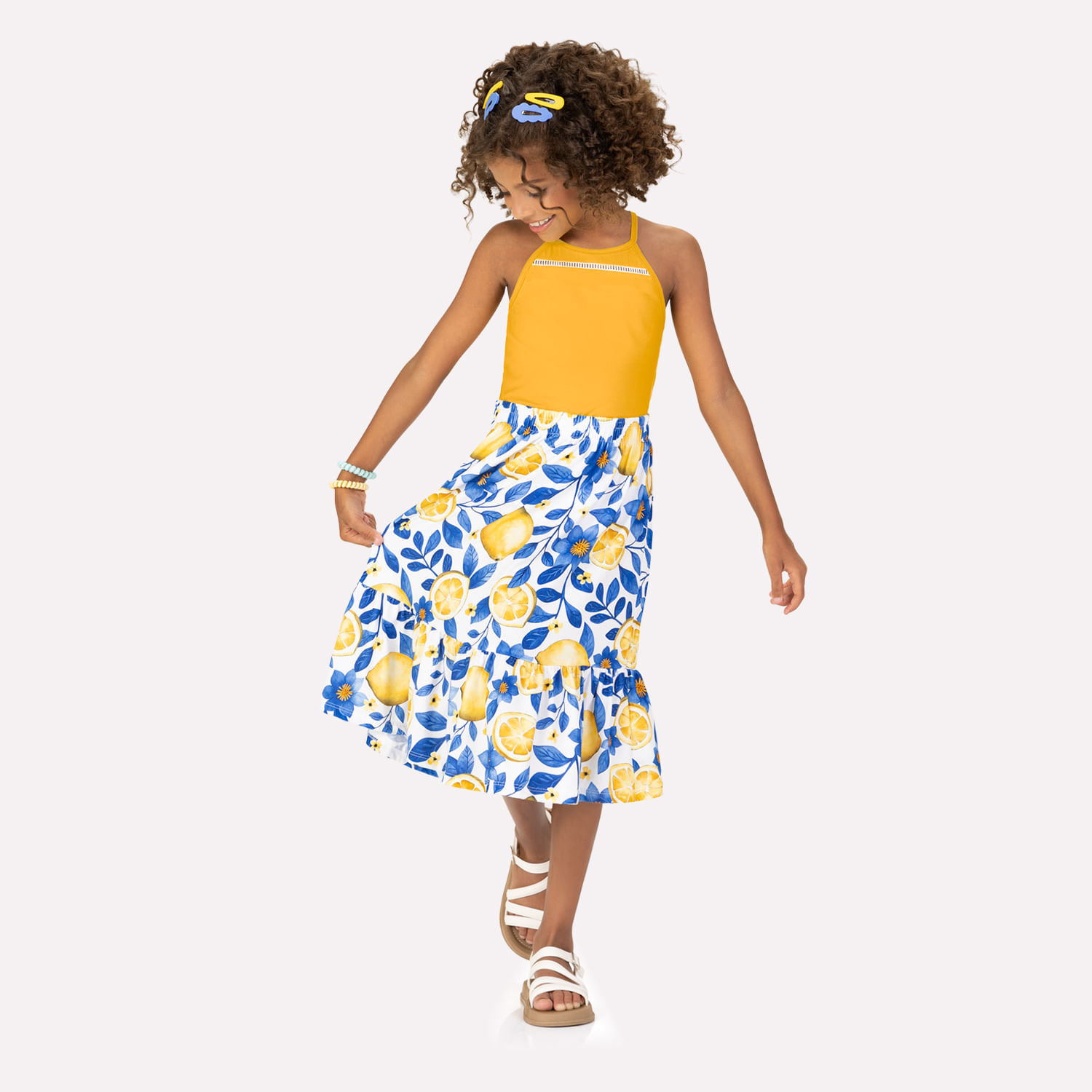Conjunto Infantil Menina Limões Kyly