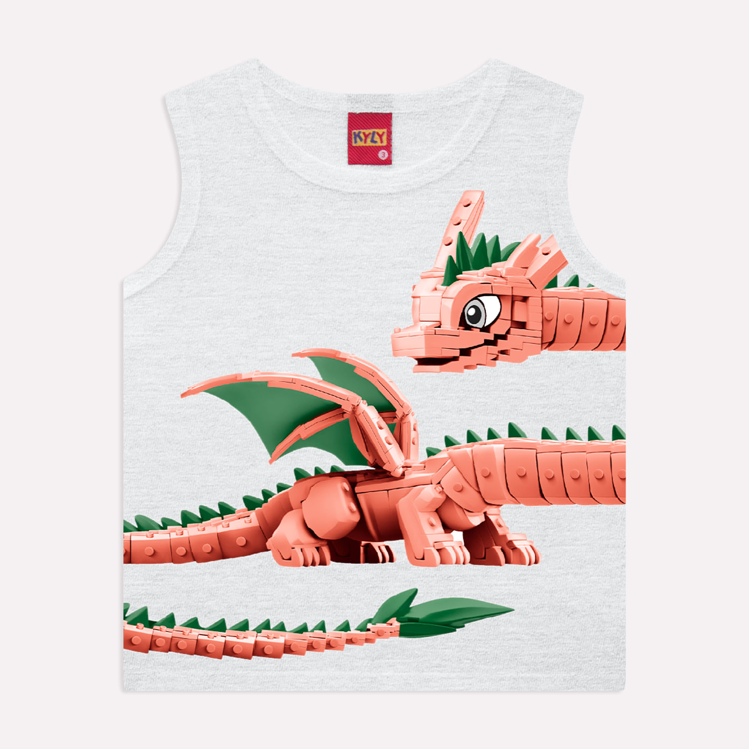 Regata Infantil Menino Dragão Kyly