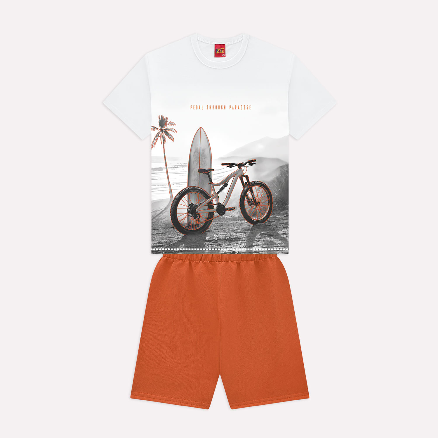 Conjunto Infantil Menino em Algodão Kyly