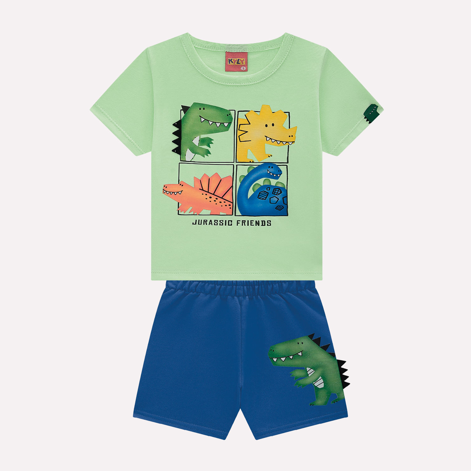 Conjunto Infantil Menino Dinossauros Kyly