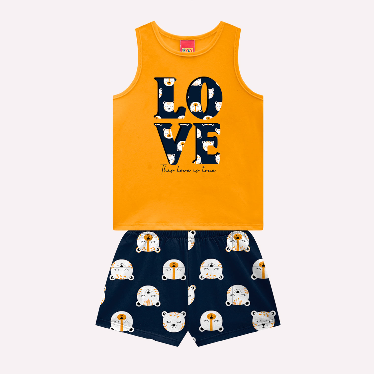Conjunto Infantil Menina em Algodão Kyly