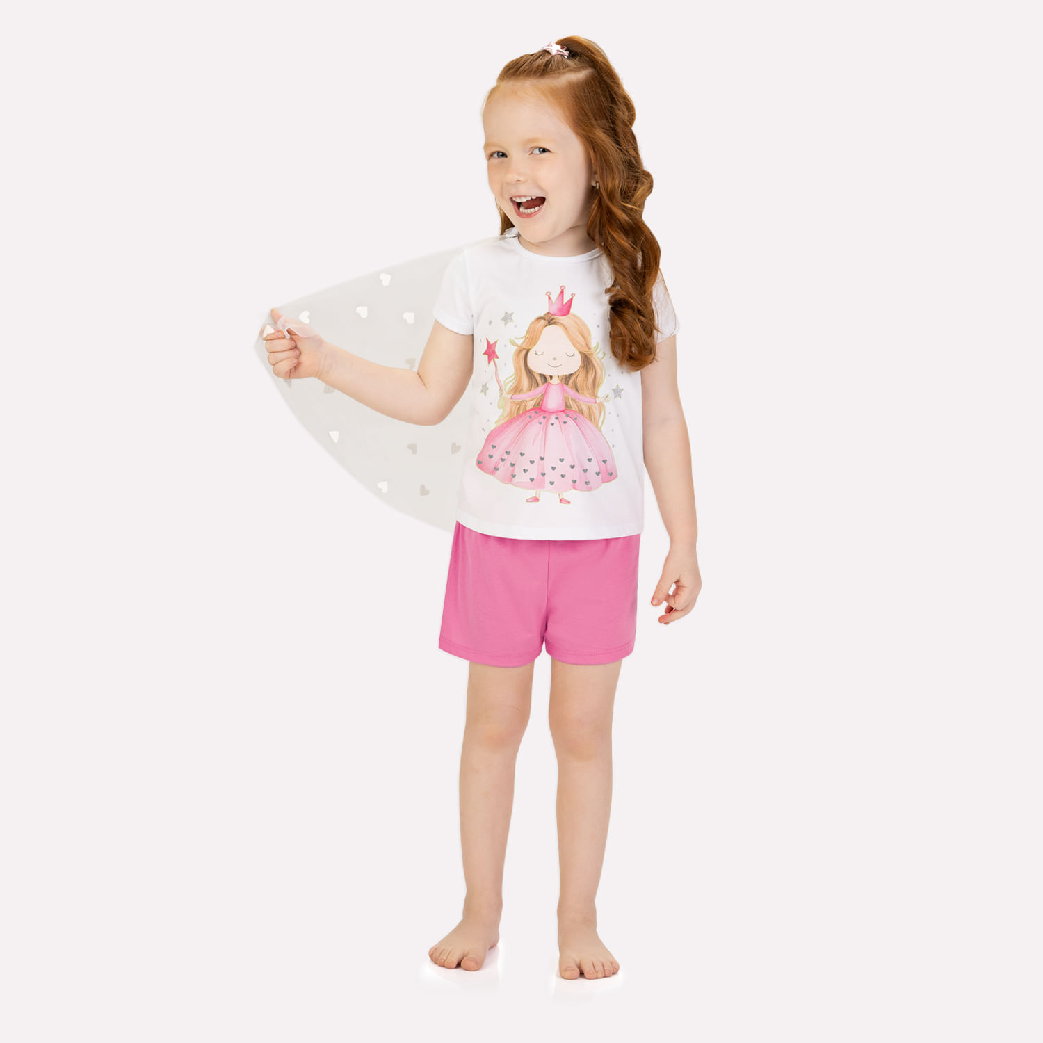 Pijama Infantil Menina Princesa Kyly